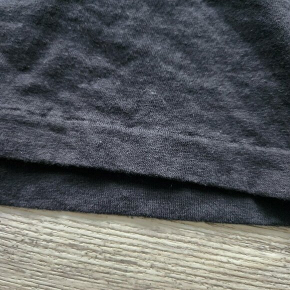 Esprit  Vintage 90s Sport T Shirt Single Stitch XL Black Crew Spell Out Logo USA - Picture 10 of 14